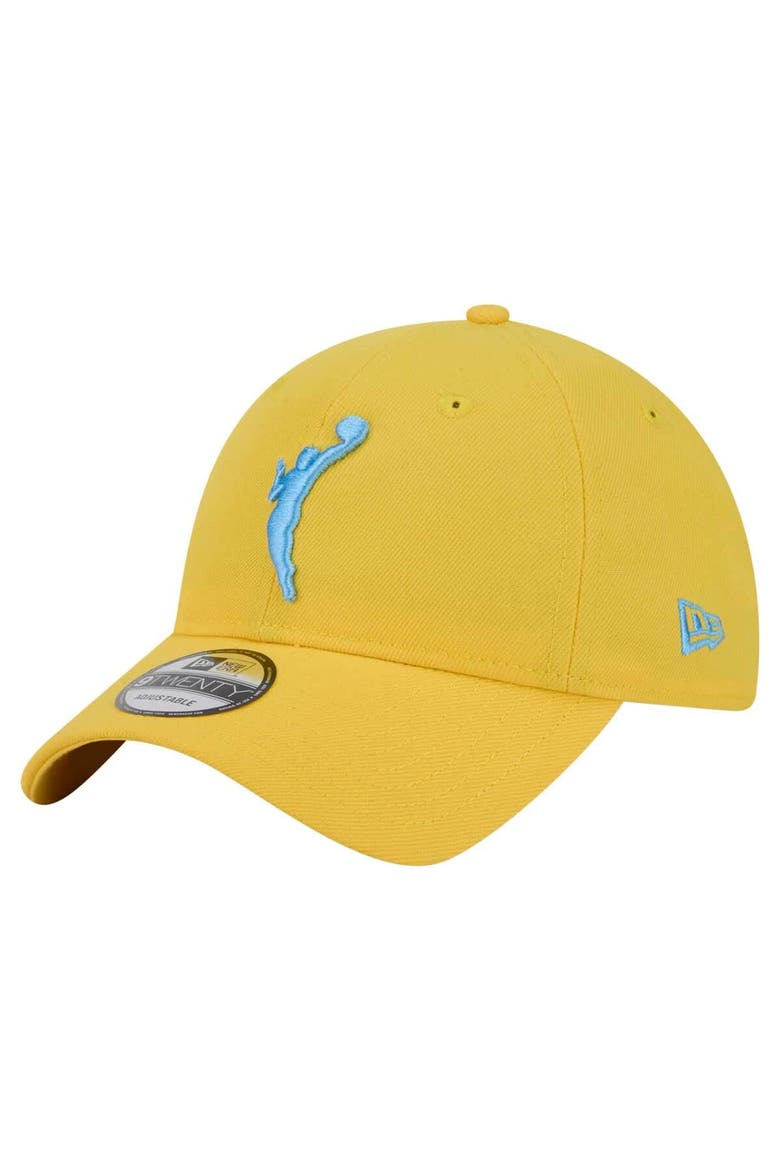 Men's New Era Yellow Chicago Sky 9TWENTY Adjustable Hat, Alternate, color, Yellow