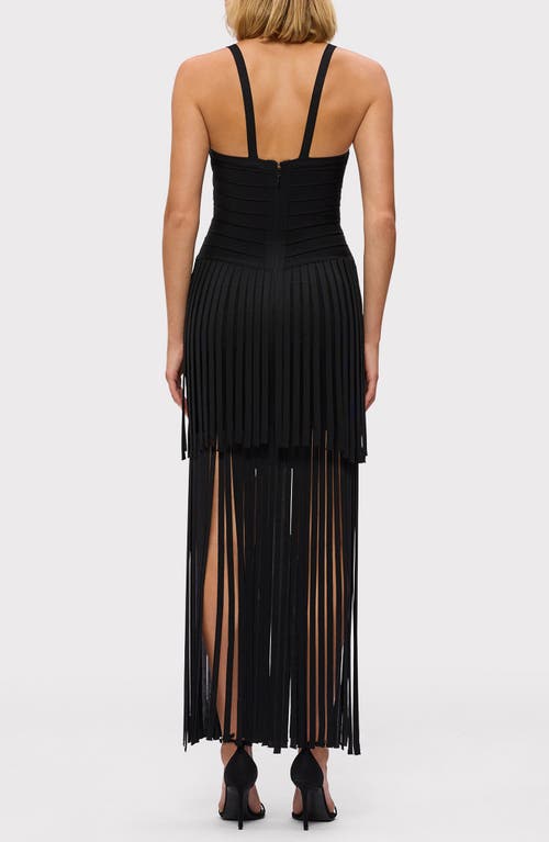 Herve Leger The Vivienne Gown In Black