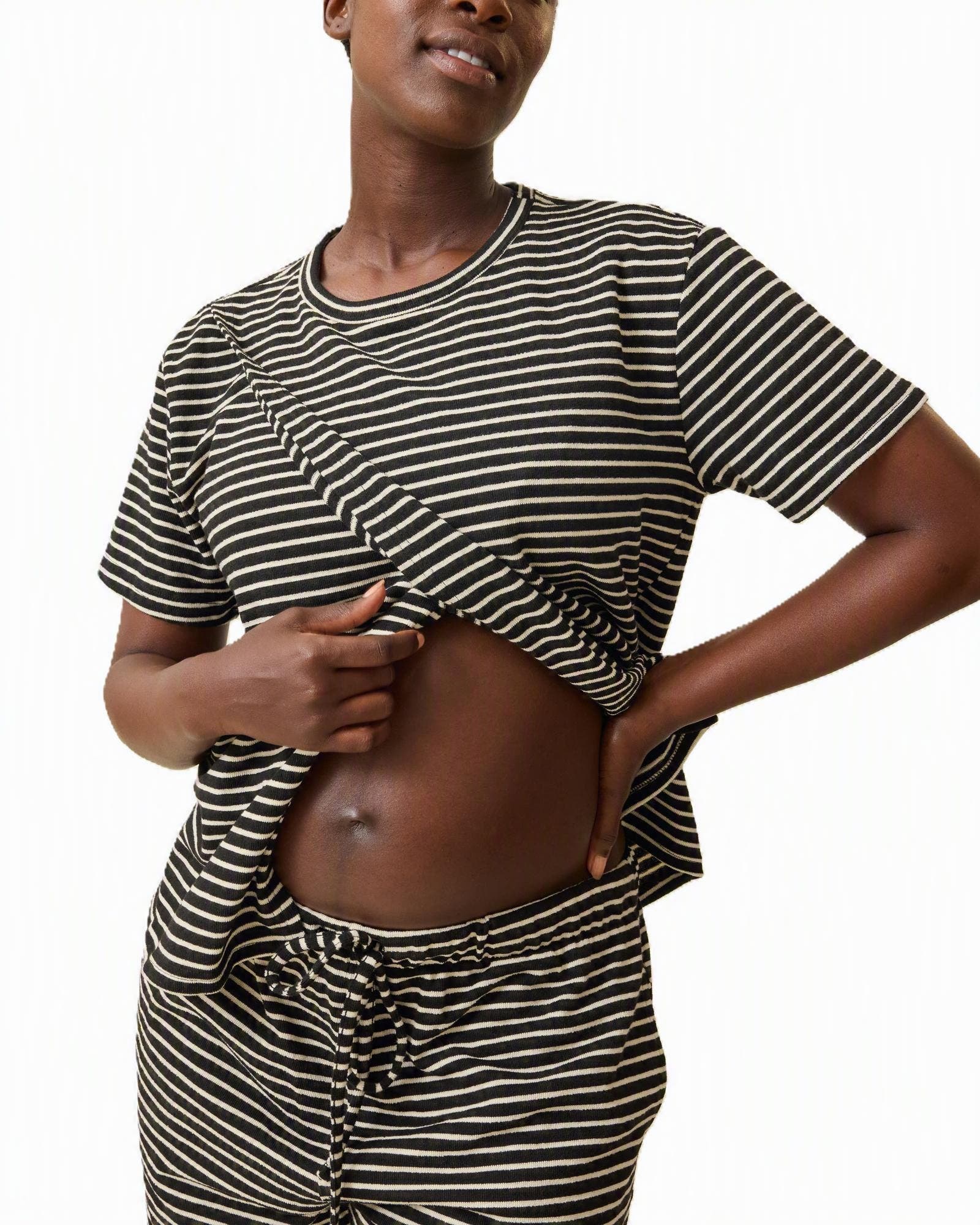 Black Ivory Stripe