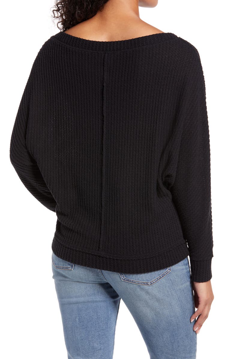 Caslon<sup>®</sup> Dolman Sleeve Thermal Top, Alternate, color,