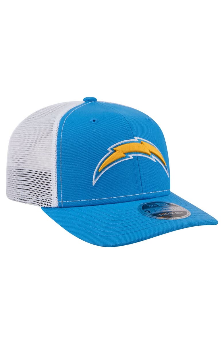 New Era Men's New Era  Powder Blue Los Angeles Chargers 9SEVENTY Trucker Adjustable Hat, Alternate, color, Powder Blue