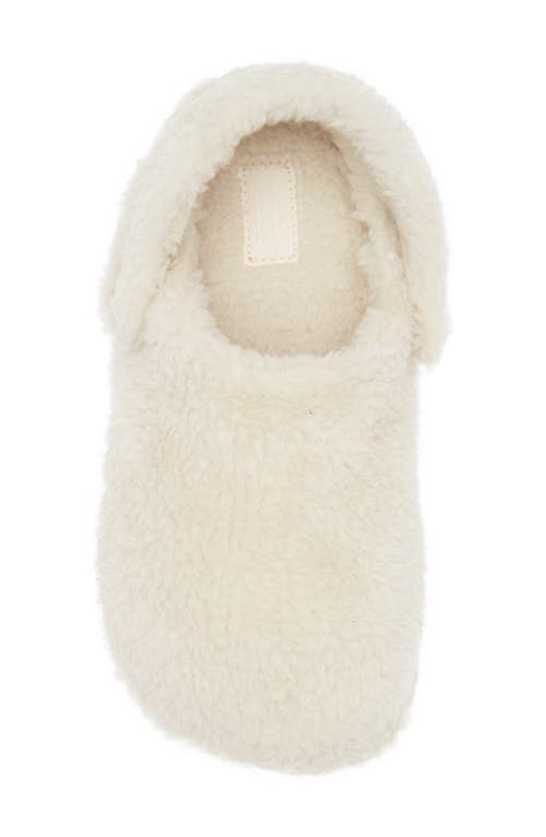 Crocs Classic Cozzzy Faux Fur Slipper Clog In Neutral