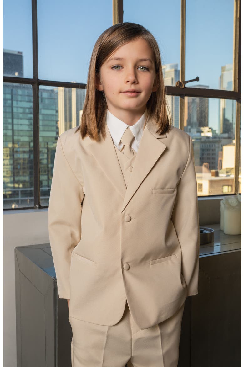 Kids' Joey 5-Piece Suit, Alternate, color, Sand