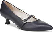LifeStride Madelyn Mary Jane Pointed Toe Kitten Heel Pump