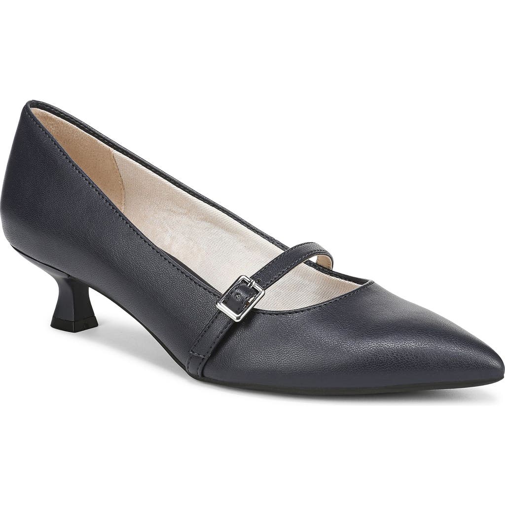 Lifestride Madelyn Mary Jane Pointed Toe Kitten Heel Pump