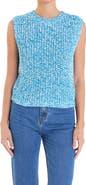 English Factory Marled Sleeveless Sweater