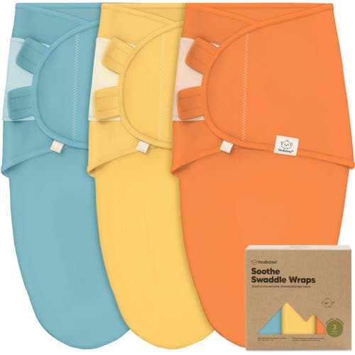 Keababies 3-pack Soothe Swaddle Wraps In Valiant