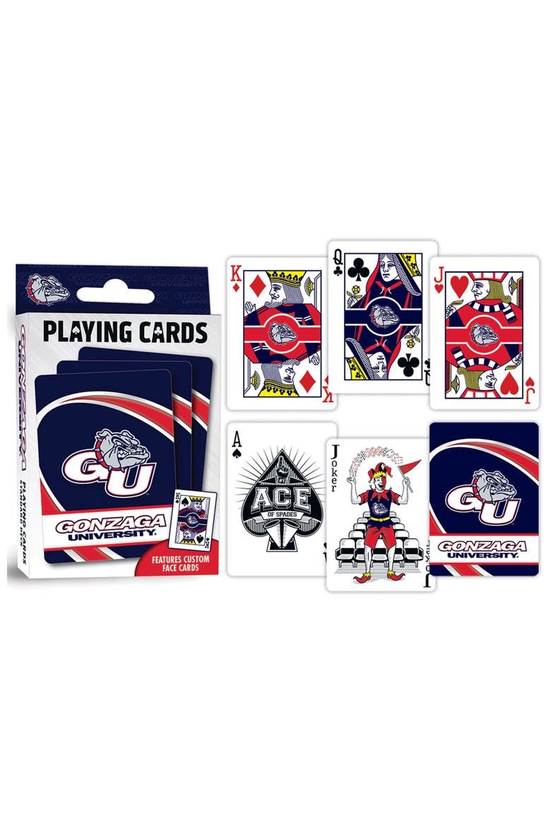 Gonzaga Bulldogs Playing Cards, Alternate, color, Multicolor