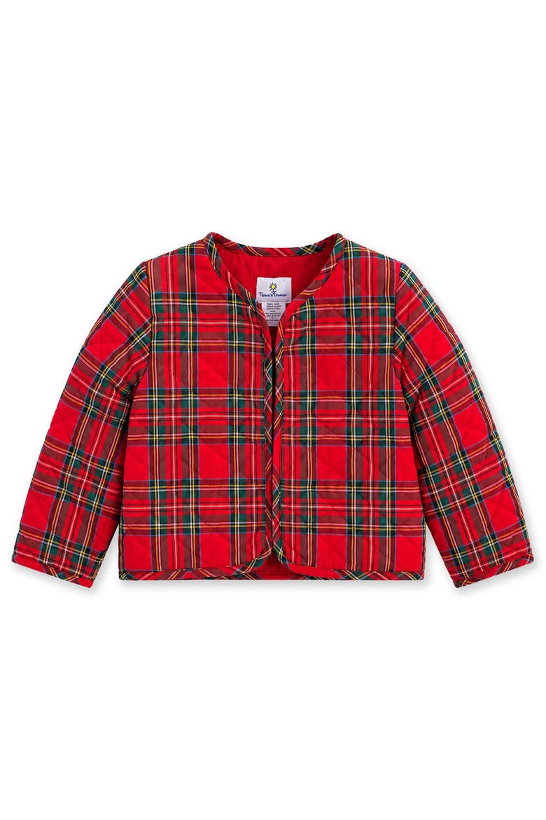 Plaid Quilted Jacket, Main, color, Red Multi Plaid