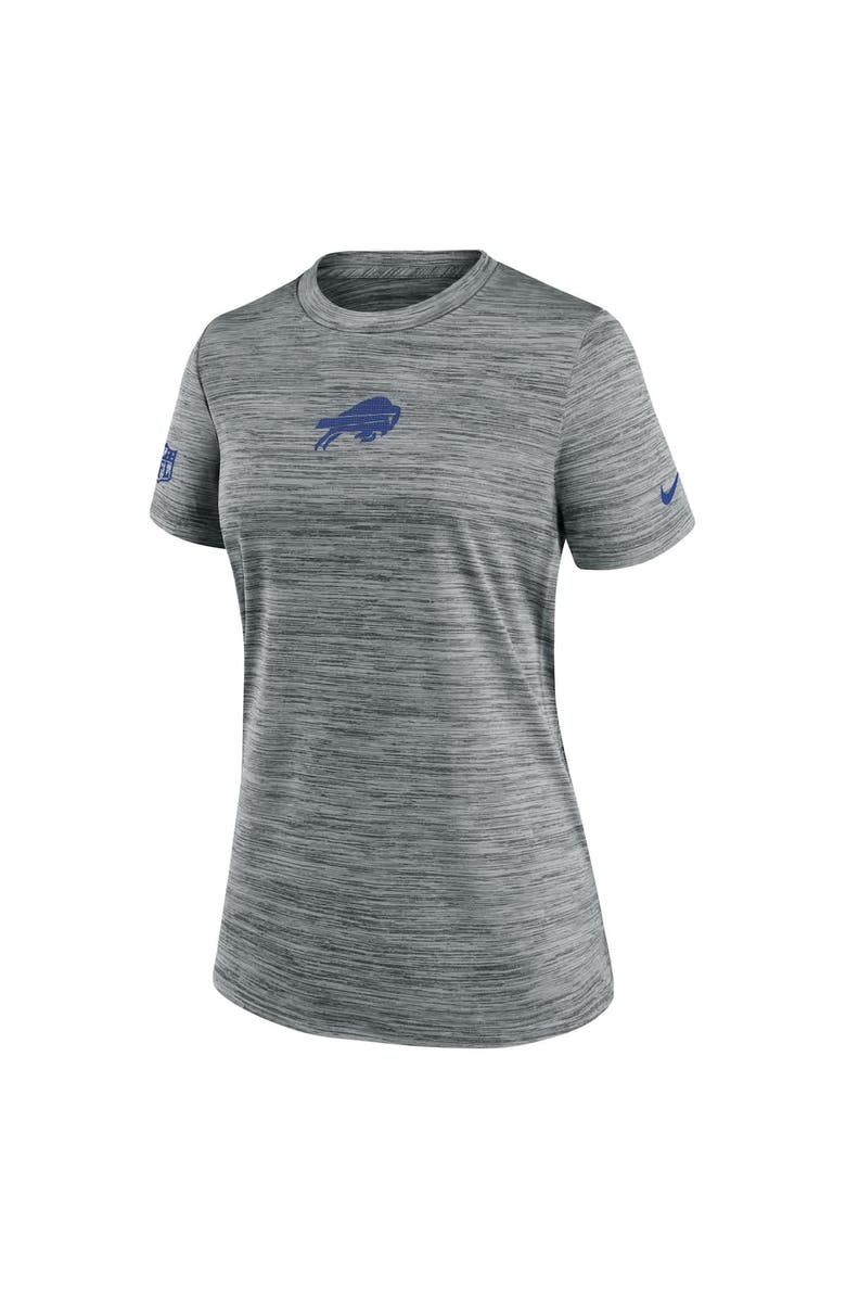 Nike Women's Nike Heather Gray Buffalo Bills Offensive Line Velocity Performance T-Shirt, Alternate, color, Heather Gray