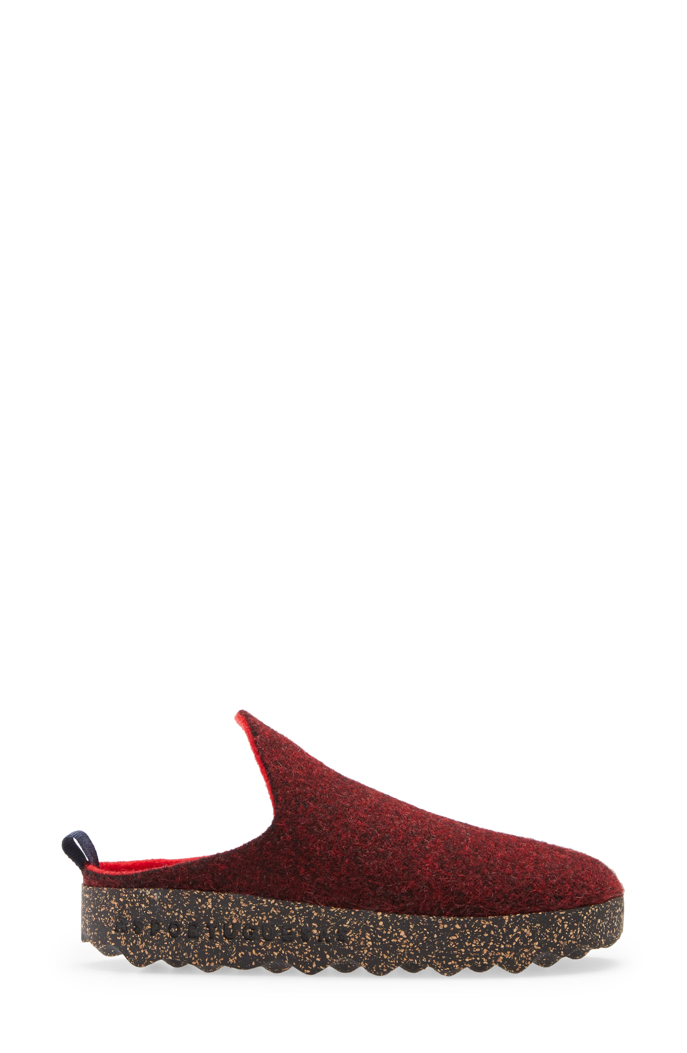 Come Sneaker Mule, Alternate, color, MERLOT FABRIC