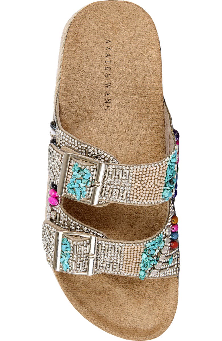 AZALEA WANG Kaylum Two-Strap Platform Sandal, Alternate, color,