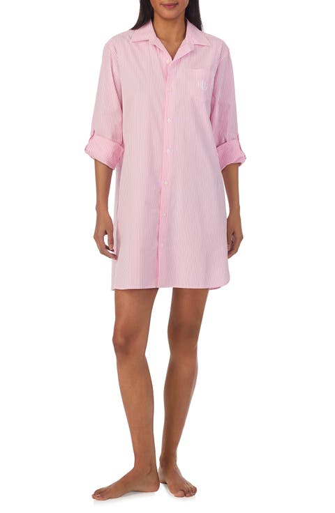 Print Cotton Sleepshirt