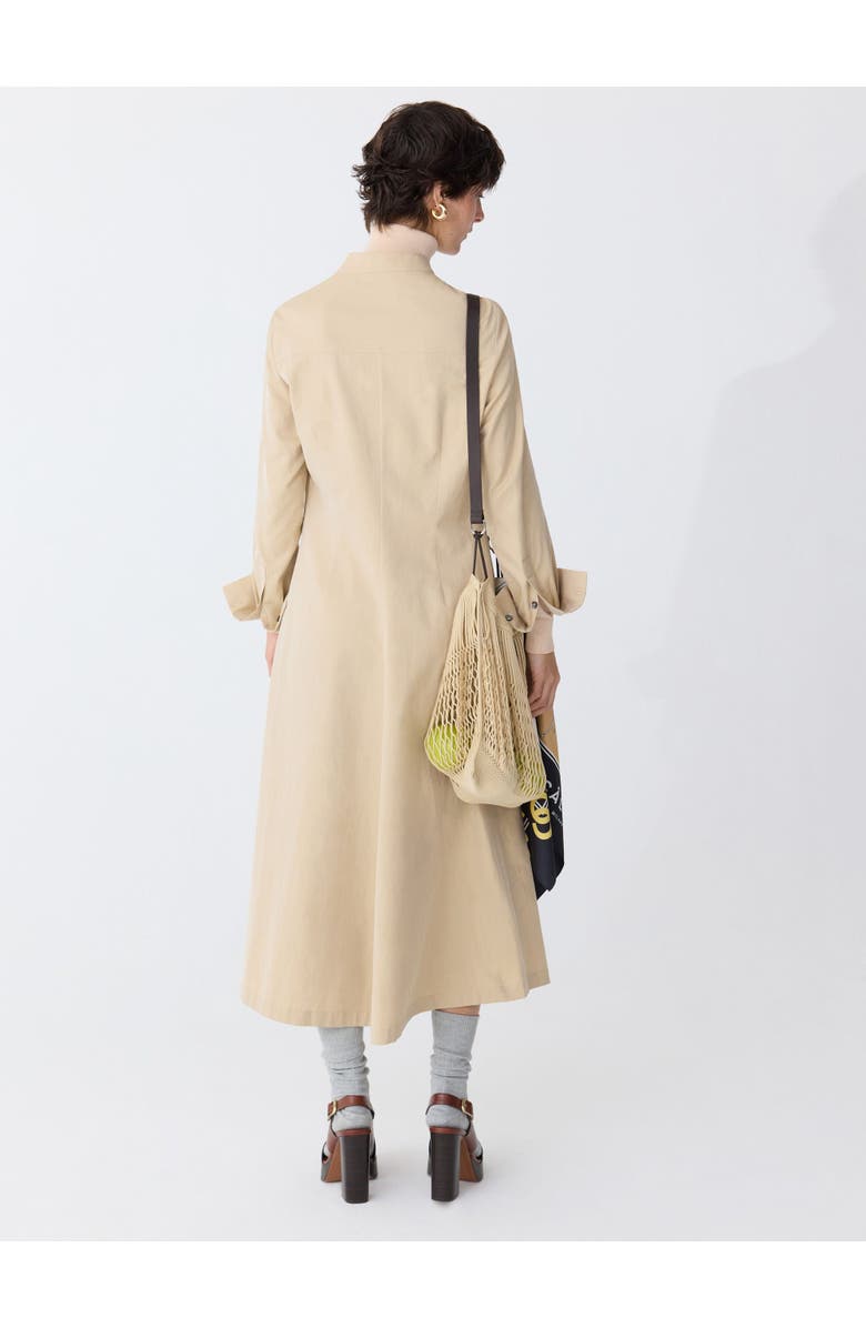 Callas Milano GENNY Longsleeve Shirtdress, Alternate, color, Pale Camel