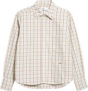 Victoria Beckham Ellys Check Cotton Poplin Button-Up Shirt