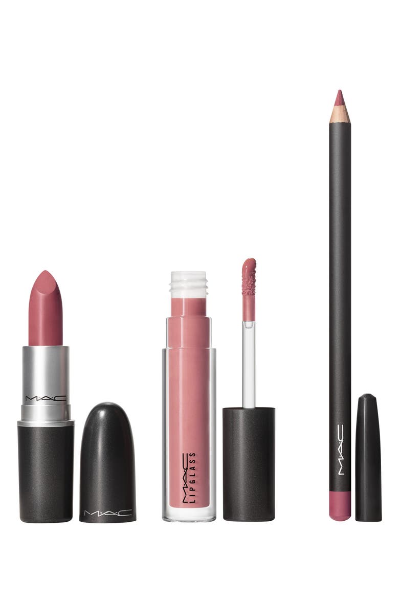 MAC Cosmetics Boldly Bare Essential Lipwear Set $57 Value, Alternate, color, 