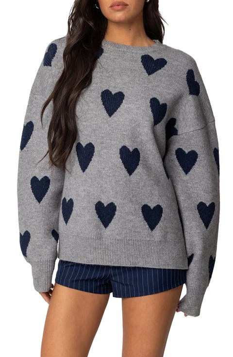 Big Heart Oversize Sweater
