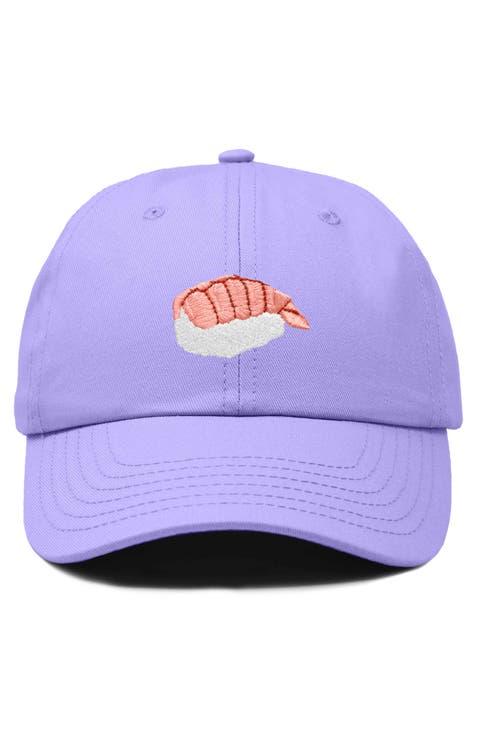 Shrimp Sushi Embroidered Dad Cap