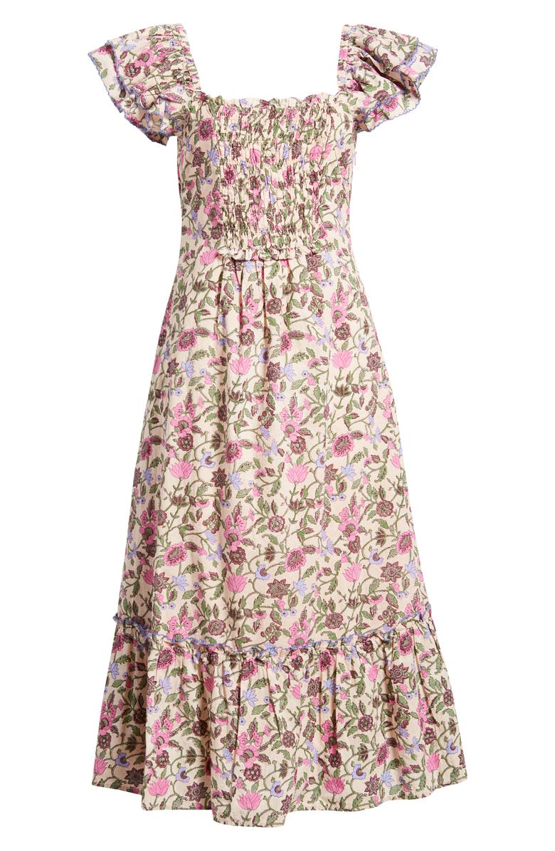 Cleobella Anika Floral Organic Cotton Voile Maxi Dress, Alternate, color,