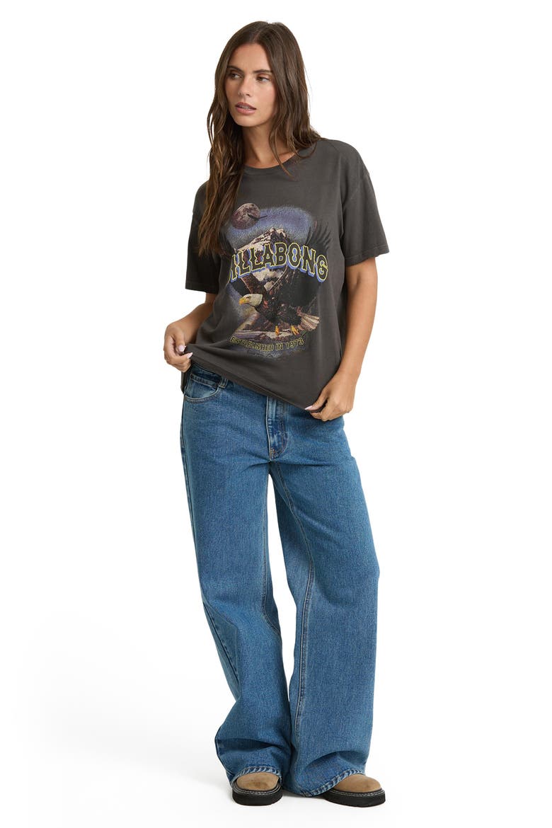 Great Outdoors Graphic T-Shirt, Alternate, color, OFF BLACK