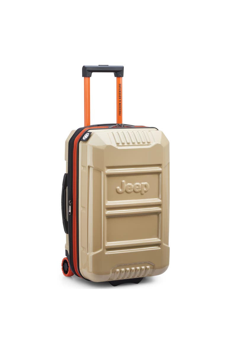 JH003B 21" Carry On Hardside Expandable Luggage with Two Wheels, Alternate, color, Warm Sand