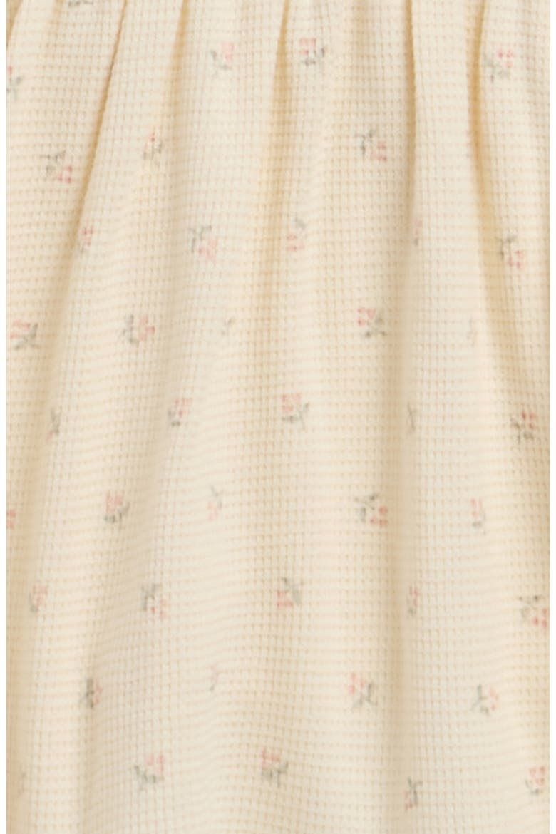 Kids' Ditsy Floral Ruffle Trim Dress & Bloomers Set, Alternate, color, NATURAL