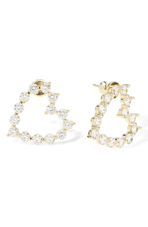 Baby She's an Icon Heart Drop Earrings