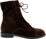 Amie Rafa Claude Lace-Up Suede Ankle Boots