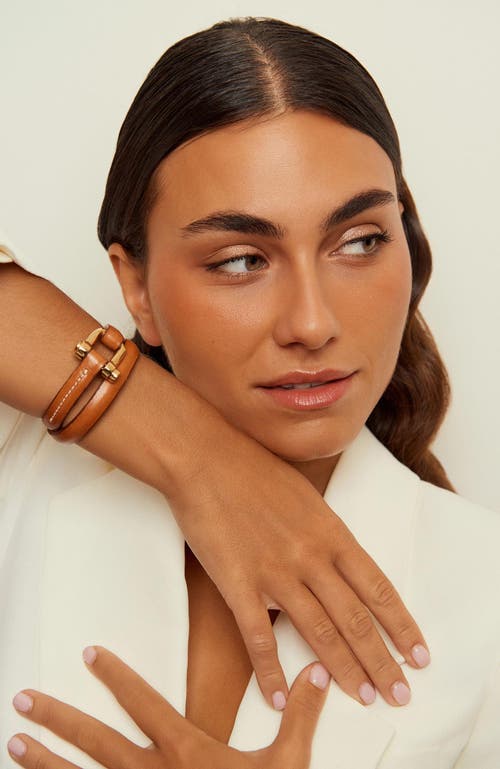 Cxc Shackle Bracelet Roll In Brown