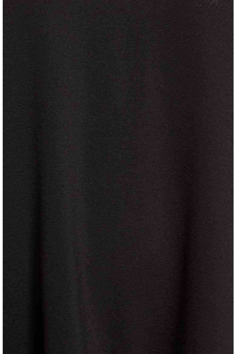 Flounce Midi Dress, Alternate, color, BLACK