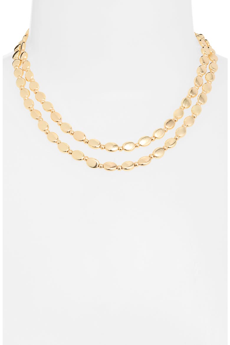 Convertible Beaded Necklace, Alternate, color, GOLD