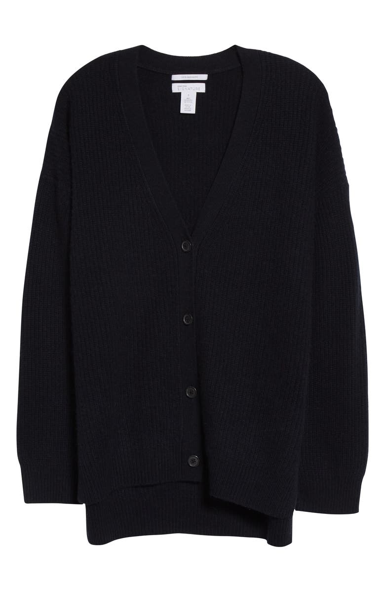 Nordstrom Signature V-Neck Cashmere Cardigan, Alternate, color,
