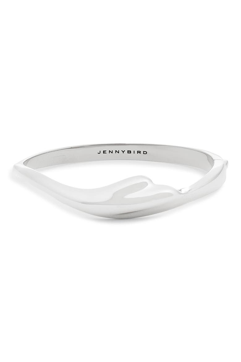Portia Hinged Bracelet, Main, color, PLATINUM