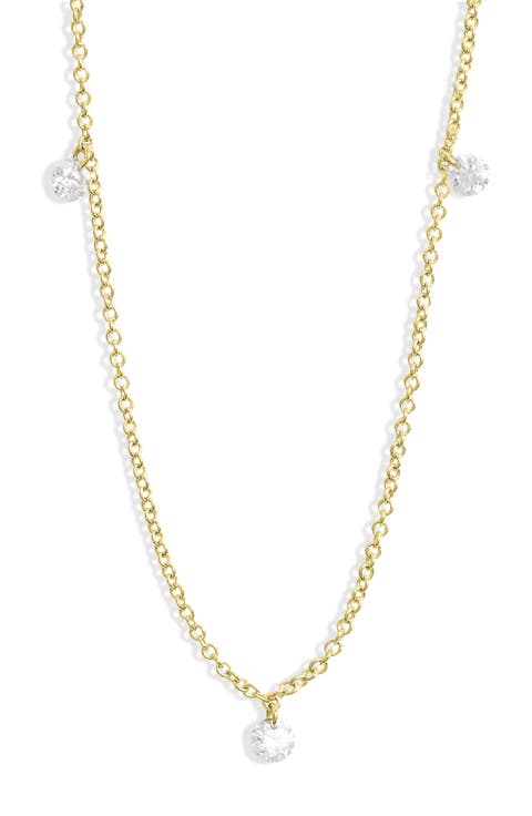 Floating 3-Diamond Necklace (Nordstrom Exclusive)