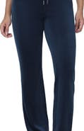 Juicy Couture Rib Waist Track Pant With Double Bling