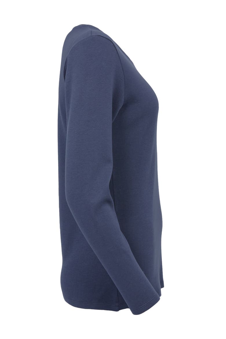 Long Sleeve Crew Neck T-Shirt, Alternate, color, Navy