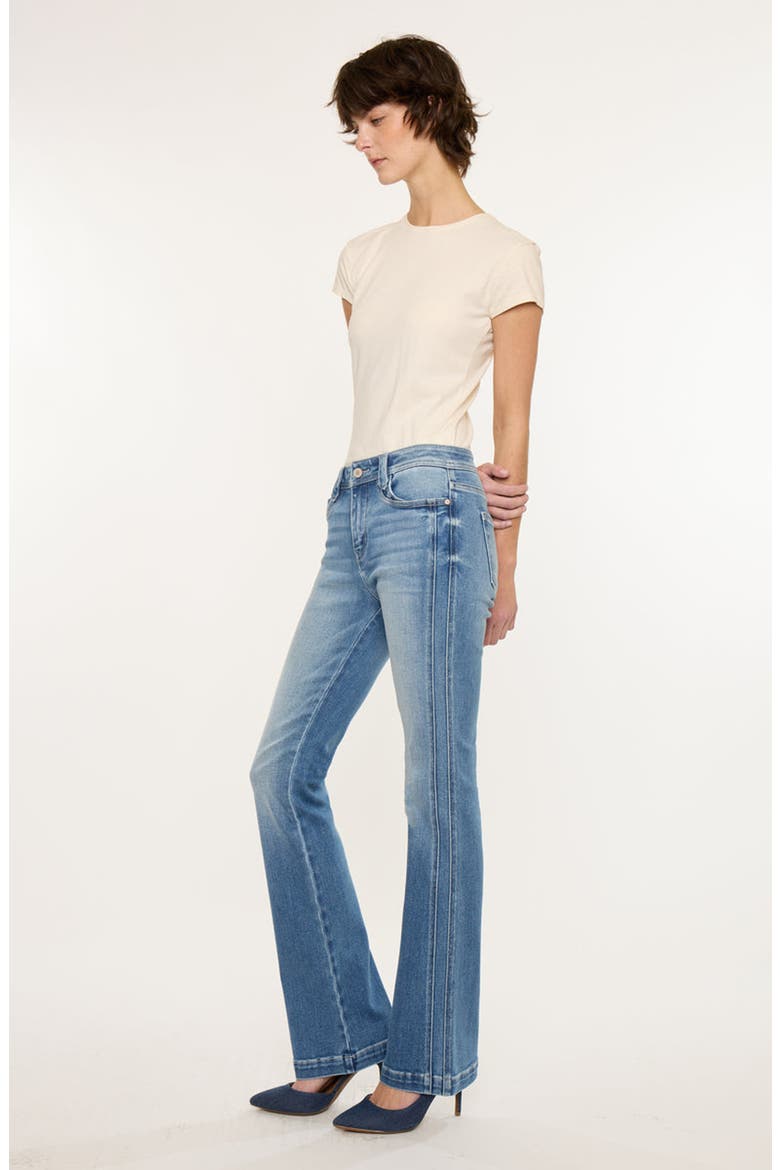 Abigail Mid Rise Bootcut Stretch Jeans, Alternate, color, Medium Dark