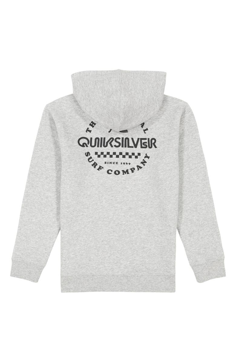 Quiksilver Kids' Logo Graphic Zip Hoodie, Alternate, color, 