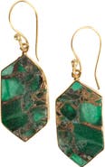 SAACHI Mosaic Geometric Drop Earrings