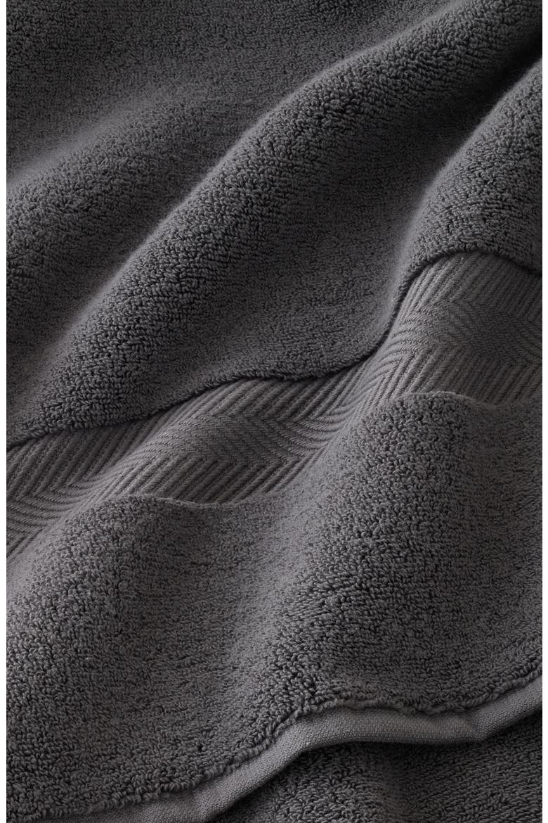 Set of Two Organic Hydrocotton Hand Towels, Alternate, color, GREY ONYX