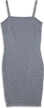 Theme Brooke Rhinestone Mesh Dress