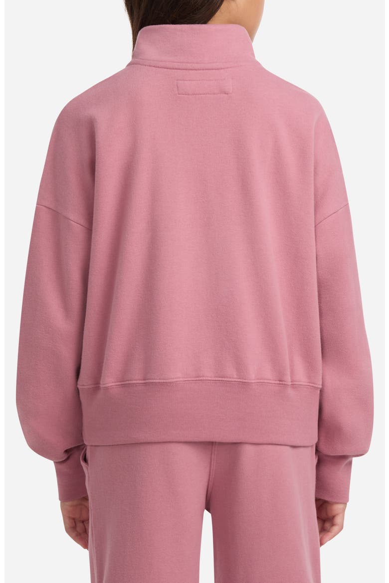 Kids' Essential Quarter Zip Pullover, Alternate, color, MESA ROSE