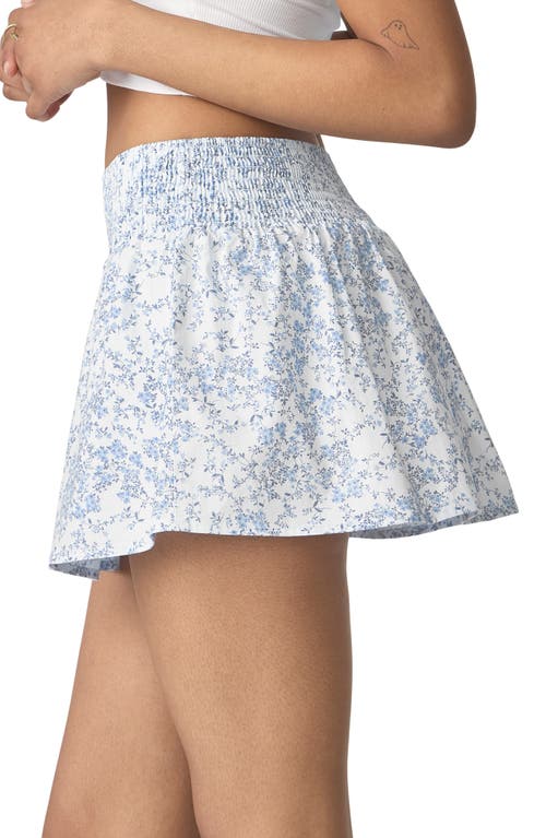 Florence By Mills Smocked Mini Skort In Multi