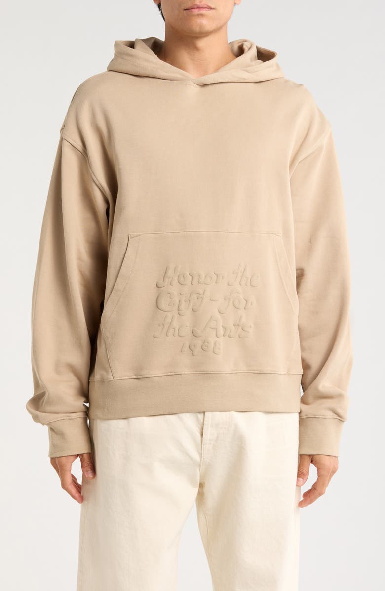 HONOR THE GIFT Reverse Hoodie, Main, color, Pebble