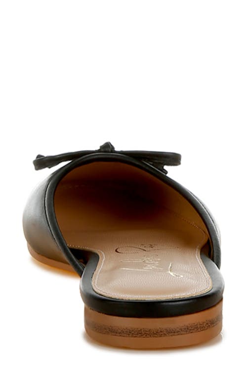 London Rag Eras Bow Slip-on Flat Mules In Animal Print