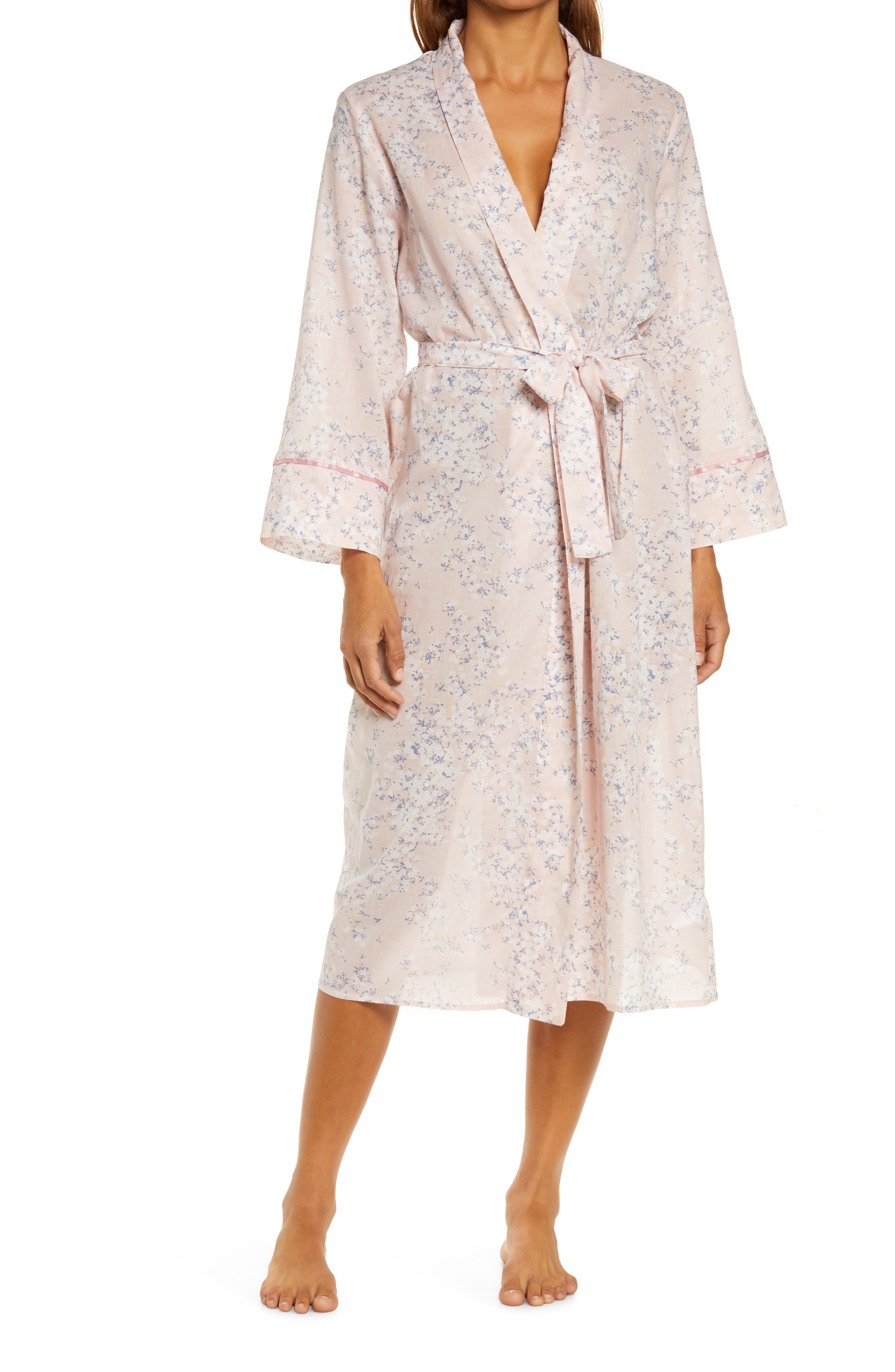 Papinelle Cherry Blossom Cotton Robe (Women) | Nordstrom