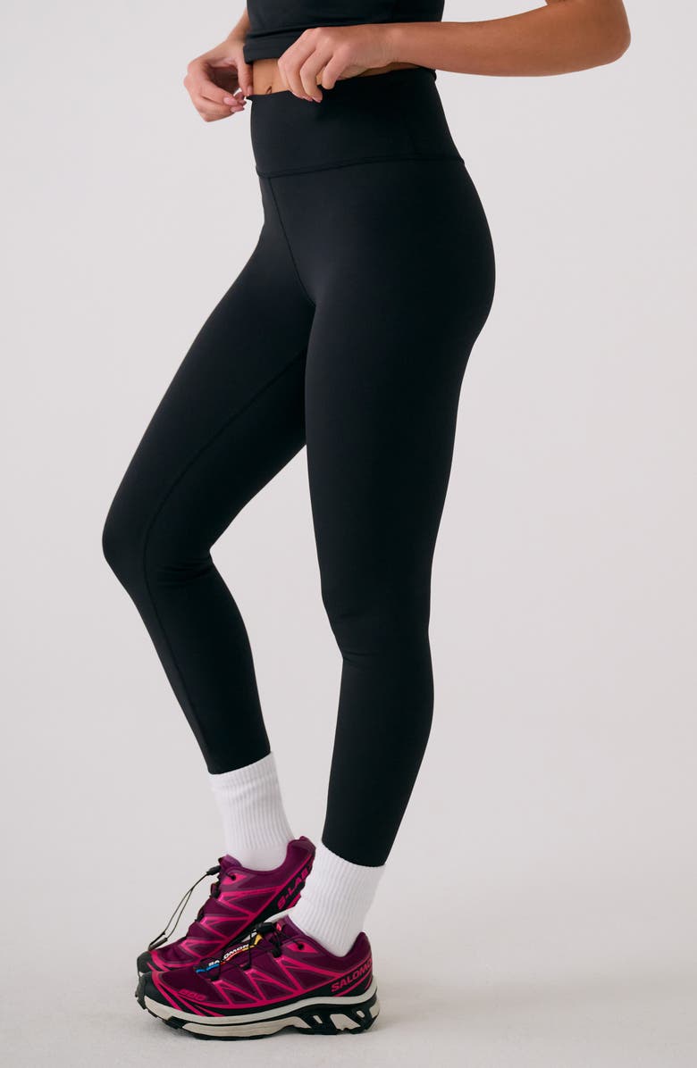 Lole Serene Ankle Leggings, Alternate, color, Black Beauty