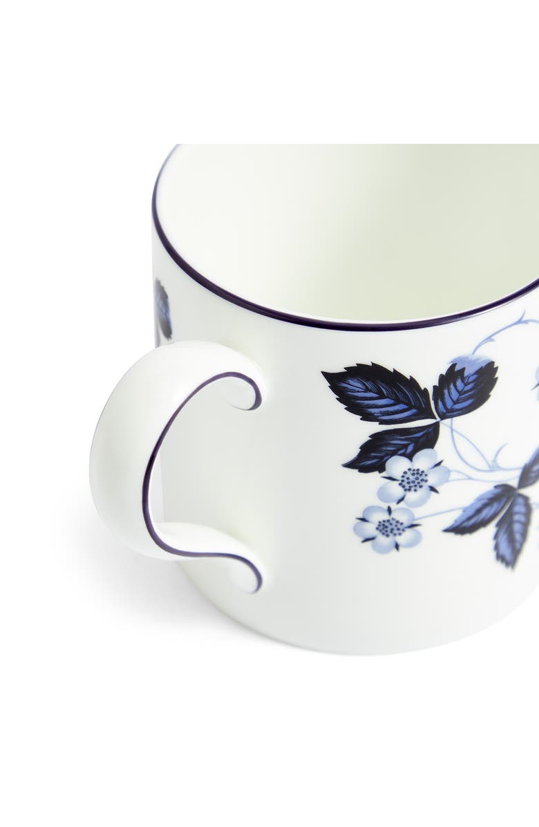 Wedgwood Wild Strawberry Bone China Mug, Alternate, color, Blue