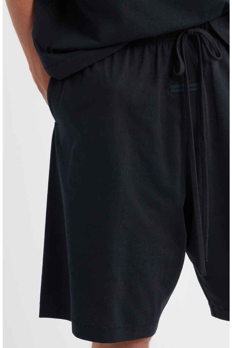Jersey Basketball Sweat Shorts, Alternate, color, JET BLACK