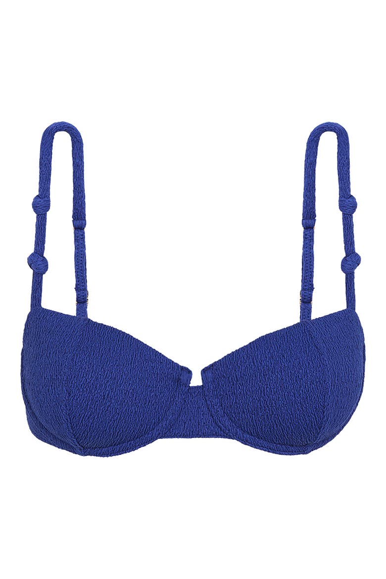 Firenze Edie Nissi Bikini Top, Alternate, color, BLUE